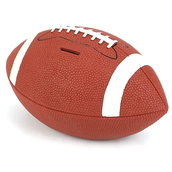 RENDZJ Football Piggy Bank Plastic Money Box Unbreakable Money Saving Box for Kids Boys