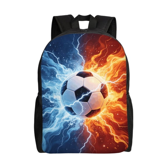 Soccer Backpacks Travel Laptop Backpack Lightweight Bookbags Casual Daypack