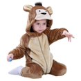 thumbnail image 1 of Ca Disfraz de dinosaurio para niños pequeños Disfraz de animal mono con capucha lindo para niños Halloween, 1 of 5
