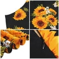 thumbnail image 3 of Skirts for Women Skirt Women's Print Floral Casual Skirt Lightweight Everyday Knit with Flowing A-Line and Breezy Comfort for All Seasons Orange L, 3 of 5