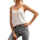 thumbnail image 2 of Chaleco de mujer Camiseta transpirable de color sólido Camiseta suelta de verano para niña, Blanco, L Eigraketly AP001244-03, 2 of 7