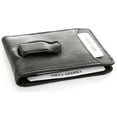 thumbnail image 3 of Men's Leather Money Clip Slim Design Credit Card Id Holder Black Wallet 4.25 x 3.25 inches, 3 of 5