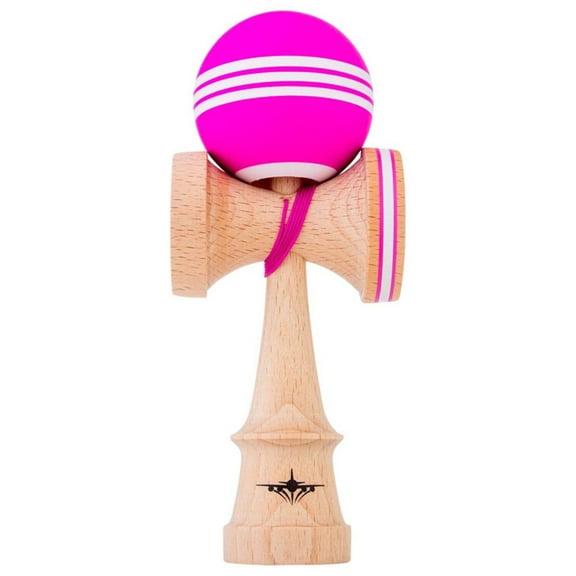 Kendama USA - Kaizen Triple Stripe - Jet Shape - Pink  White