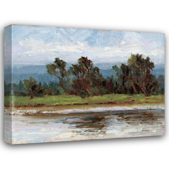 Brigitte Curt 18x15 Gallery Wrapped Canvas Wall Art Titled - Rivages Series II