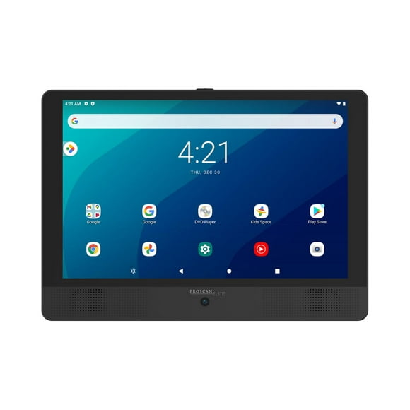 Proscan Elite 10.1" Quad Core Tablet/Portable DVD Combo, 2GB/32GB Storage, Android 11, PELTDV1029