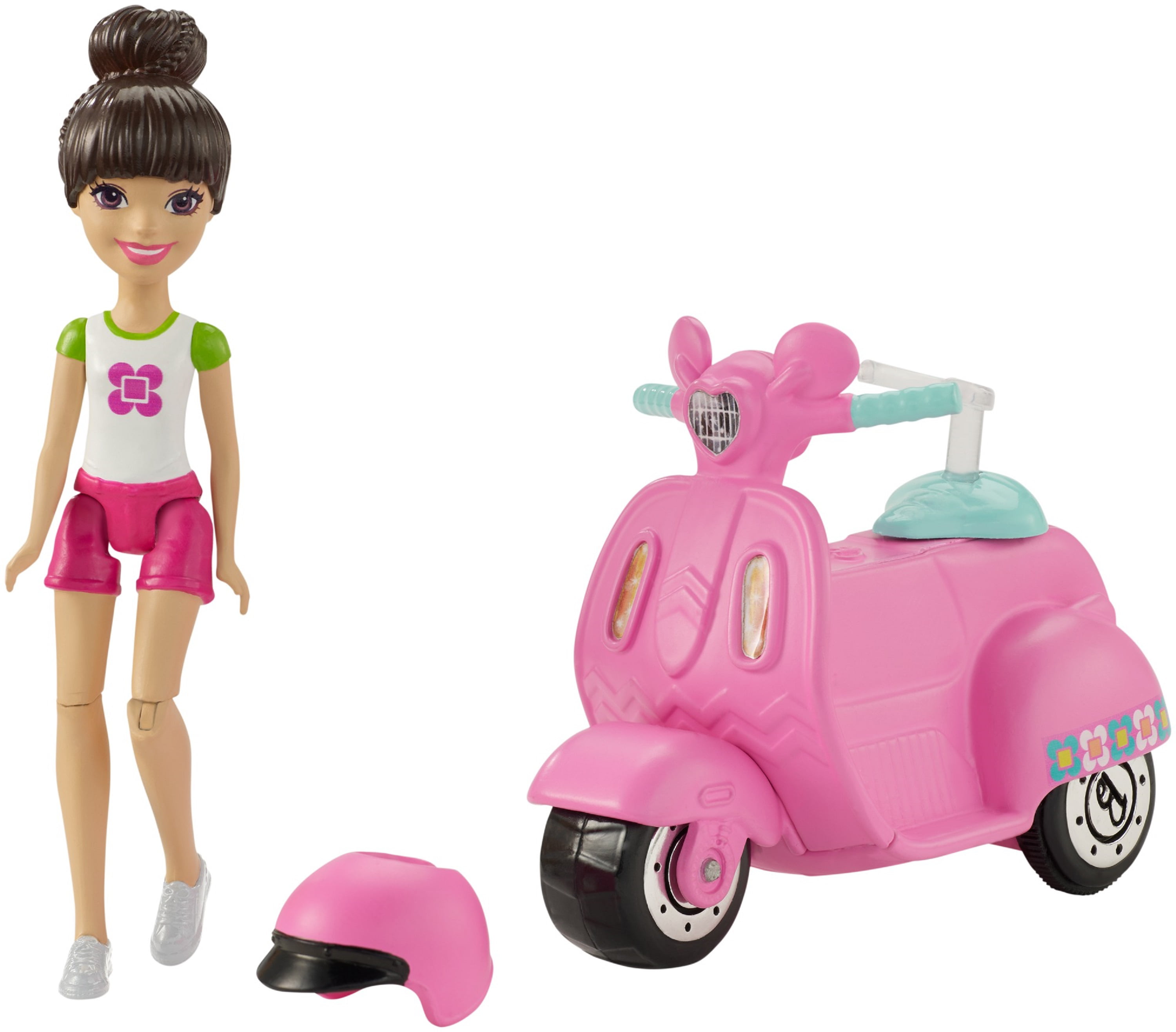 barbie scooter with puppy