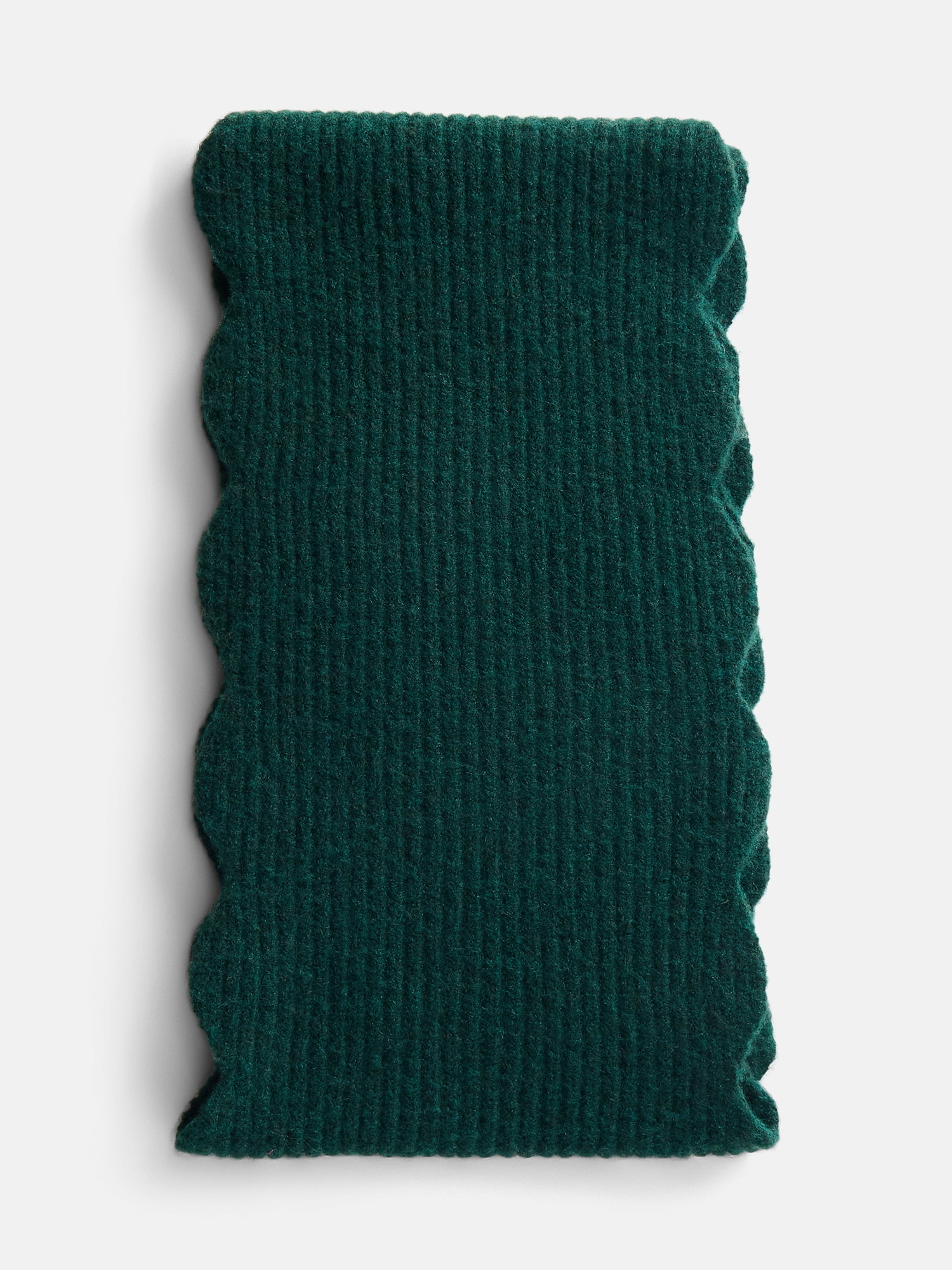 Scenario Women's Rib Knit Scarf, Green