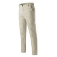 thumbnail image 5 of zuwimk Men'S Pants Casual,Men's Straight Fit Jean Cut All Seasons Tech Pants Khaki,XL, 5 of 5
