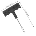 thumbnail image 2 of FENGGUIQU 3 Pcs Kit d'Outils de Réparation de Pneu Robuste Noir pour Réparation Efficace de Pneu Tubeless de Voiture, 2 of 8