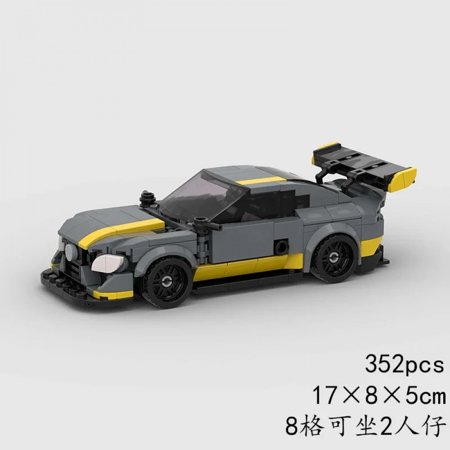 MOC Car C63 Technical F1 Racing Vehicle Model Building Block Toy Speed Champions Super Race brick Ideas Christmas Gift City