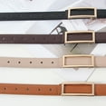 thumbnail image 4 of Harmtty Women Fashion Faux Leather Belt Rectangle Buckle Waistband Solid Color Waist Belt for Pants Jeans Versatile Accessory for Dresses Shirts Tops, 4 of 8