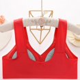 thumbnail image 3 of Women Bra Front Snap Bras for Older Women Bras for Women No Underwire Red 52, 3 of 5