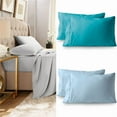 thumbnail image 4 of 2Pieces Luxurious 1800 Microfiber Queen Pillowcases Stains Resistant with Envelope Design for Bedroom Decoration, 4 of 8