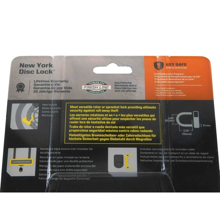 Kryptonite new york liberty disc lock hotsell
