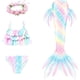 thumbnail image 1 of Cola de sirena para nadar para niñas y niños, hermoso disfraz de sirena, traje de baño, traje de baño Cosplay, 1 of 4