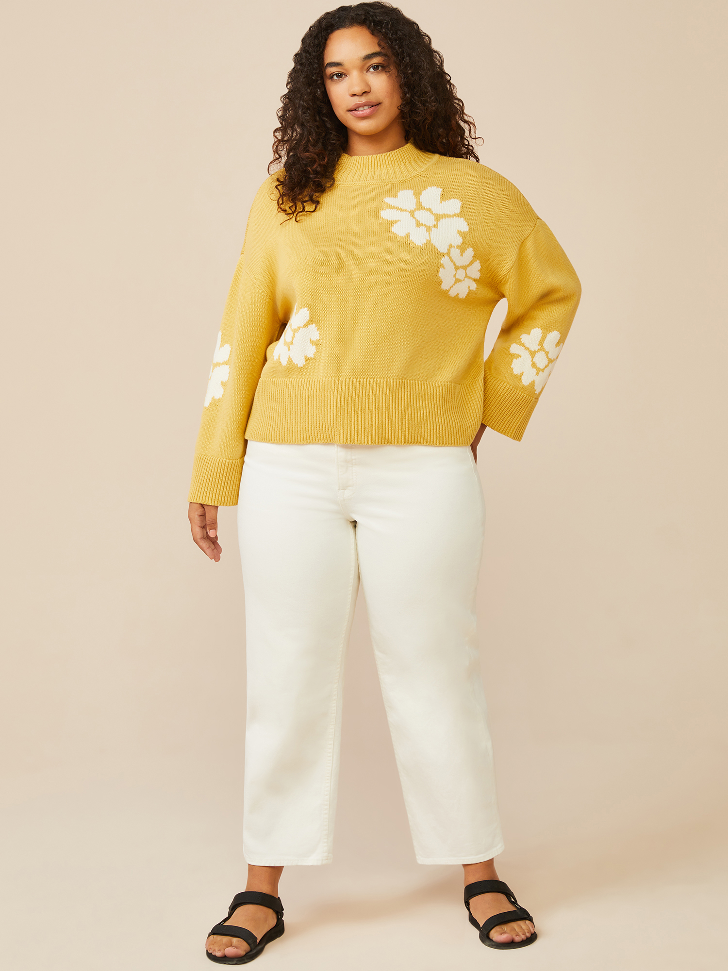 Free Assembly Women’s Mock Neck Sweater with Long Sleeves - image 5 of 8