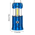 thumbnail image 2 of Luz de Camping ligera plegable brillante para exteriores, lámpara COB para senderismo, luz Led Solar para acampar recargable por Usb Wmkox8yii jkg7052, 2 of 2