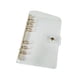thumbnail image 2 of Cubierta de carpeta de anillas redonda, transparente, funcional a prueba de polvo, duradera, cubierta de carpeta de anillas de 6, para escribir di A6 dorado shamjiam Aglutinante, 2 of 7