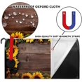 thumbnail image 5 of Autumn Sunflower Mailbox Cover Wooden Board Sun Flower Grateful Magnetic Mailbox Covers Standard Size 18x21 Inch Thanksgiving Maples Mail Box Wraps Post Letter Box Cover for Yard Home, 5 of 6