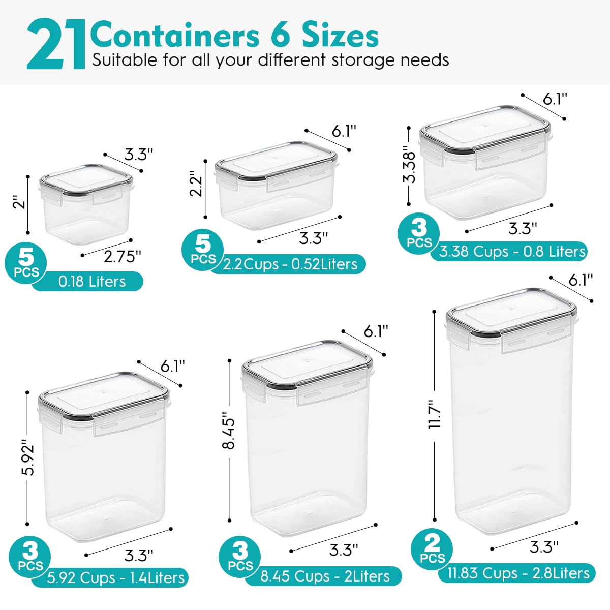 Airtight Pantry Storage Canisters: $19, Perfect for Storage Needs – SheKnows