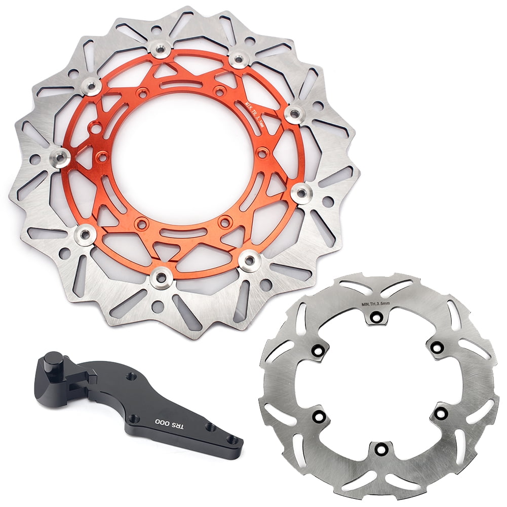 320mm Front Rear Brake Discs Rotors & Bracket for SX 125 144 150 250 XCF SXF EXC 250-530