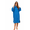 Royal Blue, variant on ALLEN & MATE 100% Cotton Hooded Surf Poncho Changing Robe - Quick Absorbent Changing Towel with Pocket for Surfing Men Women
