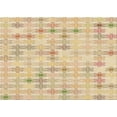 thumbnail image 1 of Ahgly Company Indoor Rectangle Patterned Golden Blonde Gold Area Rugs, 6' x 9', 1 of 6