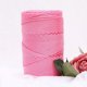 thumbnail image 1 of Xiao Hua Hilo hueco rosa, 1 torsión: hilo de algodón hueco liviano e hilo de cáñamo de hielo grueso y fino, utilizado para manualidades de bricolaje, bufandas transpirables y accesorios de punto., 1 of 4