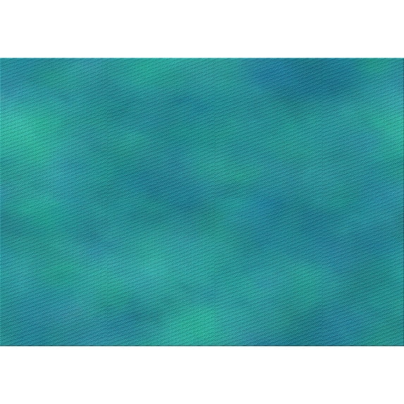 Ahgly Company Indoor Rectangle Patterned Dark Cyan Green Area Rugs, 2' x 4'