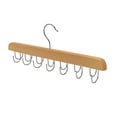 thumbnail image 4 of Percha para sujetador de almacenamiento para mujer, colgador de cinturón, funda resistente para cinturón de corbata para bufandas, suministros para Gancho Marrón 14, 4 of 9