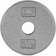 thumbnail image 1 of CAP Barbell Standard 1-Inch Cast Iron Weight Plate, 5 lb, Single, Grey, 1 of 4