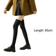 thumbnail image 3 of Warm Wool Thigh High Stockings Thickened Over Knee Socks for Winter(Navy), 3 of 3