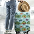 thumbnail image 2 of Light Blue Dinosaur Landscape Pattern Luggage Cover Fashion Suitcase Cover Baggage Covers Fit 25-28 Inch Luggage (Go Travel), 2 of 5