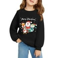 thumbnail image 6 of HIPYLO Funny Christmas Tshirts Toddler Girl Christmas Sweatshirt Hawaiian Christmas Shirt White Tshirt Toddler Tops Girls Sweatshirt Size 10-12 2t, Black 13-14 Years, 6 of 6