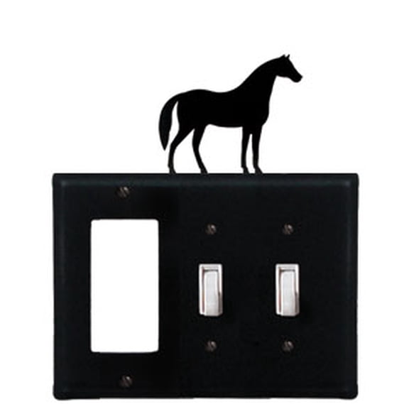 Horse Single GFI CUSTOM Product Double Switch Cover