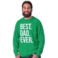 thumbnail image 4 of Best Dad Ever Fathers Day Gift Men's Long Sleeve Tee T Shirt Brisco Brands M, 4 of 6