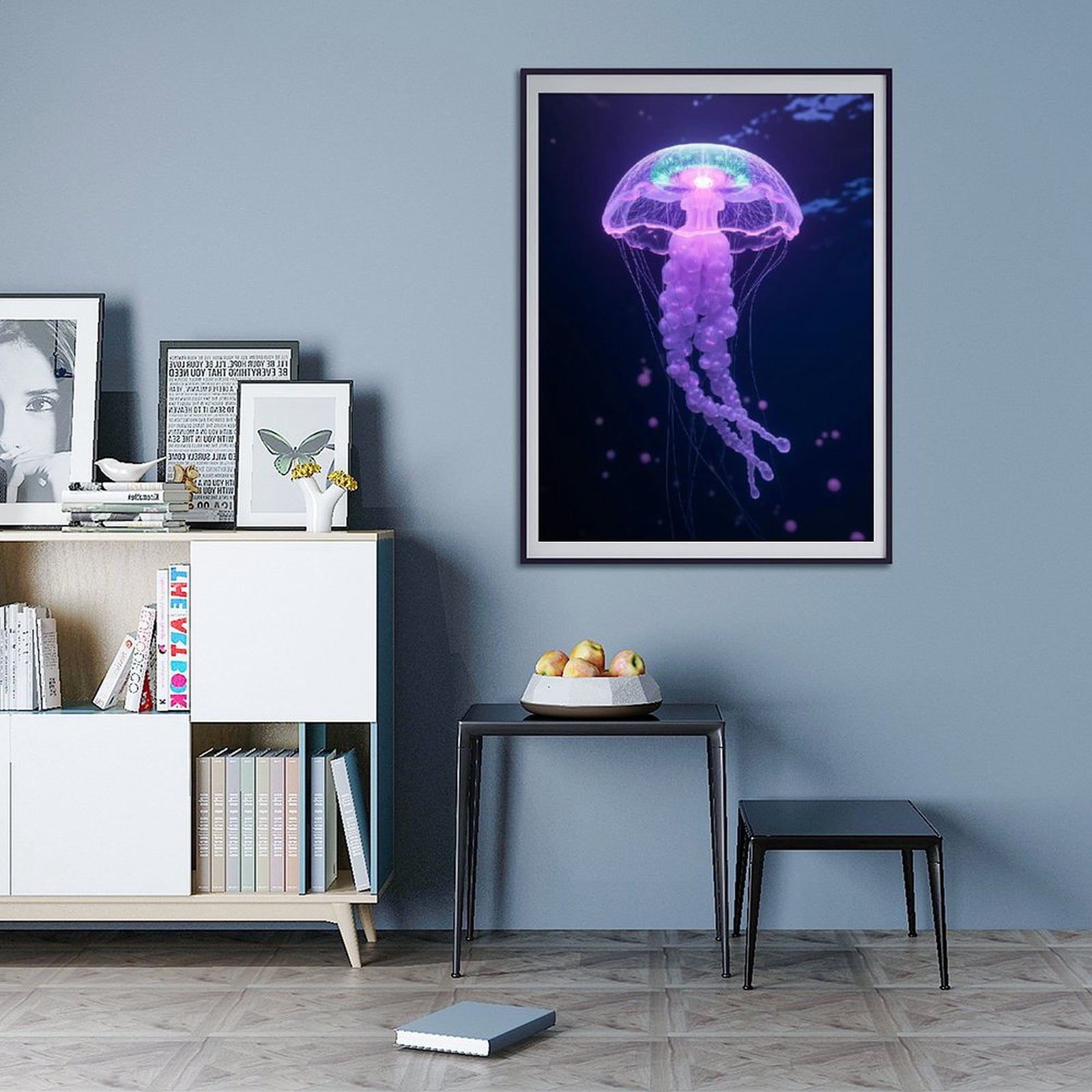 Diamond Art Kit for Adults, Translucent Aquatic Glow Boss Diamond Painting for Adults Beginners, 5D DIY Diamond Art Painting Kits, Colorful Diamond Painting Craft for Home Decor 12x16