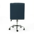 thumbnail image 6 of Quentin Home Office Fabric Adjustable Swivel Office Chair, Navy Blue, 6 of 7