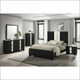 thumbnail image 3 of Dresser 6-Drawer Contemporary Black White Wooden with Metal Knobs | Black|Wood, 3 of 6
