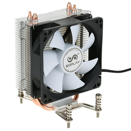 SOPLAY CPU Cooler 2 Heatpipes 3pin 9.2cm Fan PC Computer for Intel LGA 1150 1151 1155 1156 CPU Cooling Radiator (Best Cpu Heatsink For The Money)