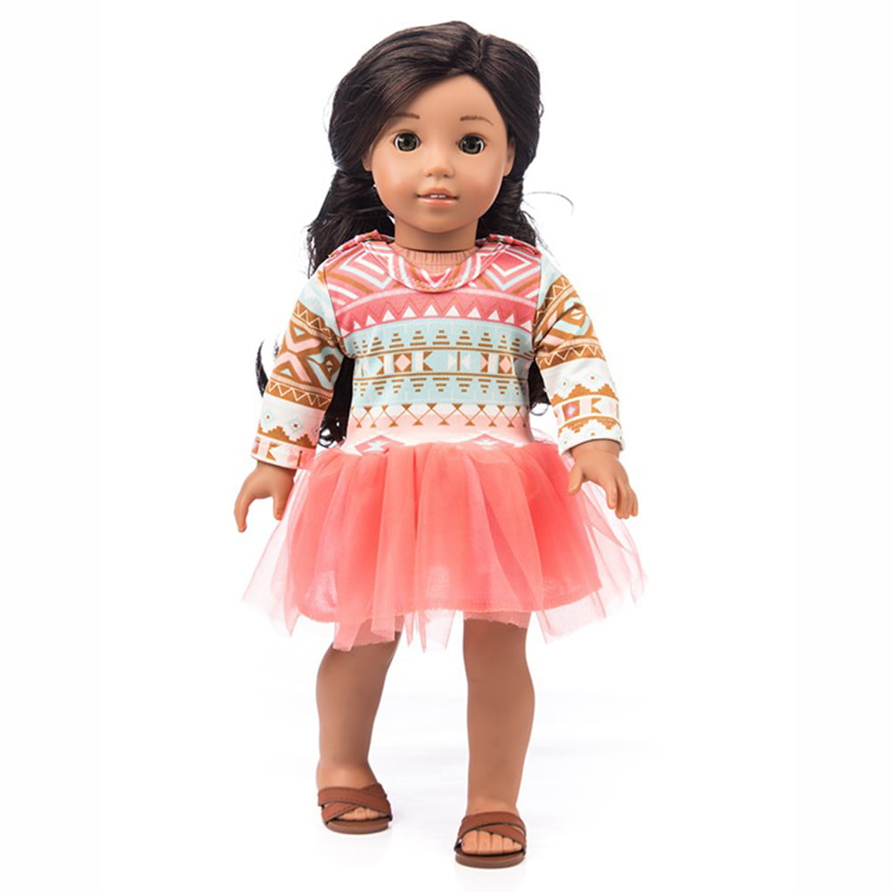 Doll Yarn Dress Outfit Clothes Mini Dress Set For 18'' Girl Our Generation Toys 