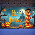 thumbnail image 5 of Pumpkin Decoration Happy Halloween Outdoor Decoration Haunted House for Halloween Party Outdoor Event Autumn Celebration, 5 of 9