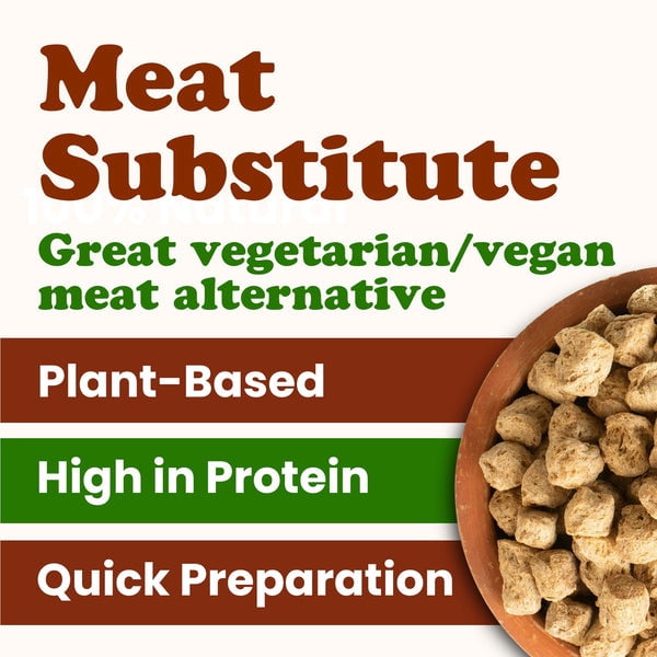 Organic Soy Chunks 1.5 Pounds, – Non-GMO. Vegan, Kosher, Bulk – by Food to Live