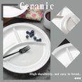 thumbnail image 5 of 1Pc Children Meal Plate Versatile Food Tray Ceramic Food Plate Home Accessory, 5 of 5