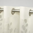 thumbnail image 3 of Exclusive Home Curtains Wilshire Burnout Sheer Grommet Top Curtain Panel Pair, 54x63, Ivory, 3 of 7