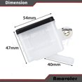 thumbnail image 3 of Universal Motorcycle Foot Rear Brake Master Cylinder Tank Oil Cup Fluid Bottle Reservoir Replacement Parts Fit for Most of Motorcycle. (1 Pcs) - 1 Pcs, 3 of 6