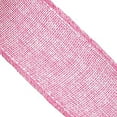 thumbnail image 5 of Pink Burlap Ribbon 2.5 Inch 2 Rolls 20 Yards Unwired Rustic Jute Ribbon for Crafts, Mason Jars, Weddings, Party Decoration; by Mandala Crafts, 5 of 5