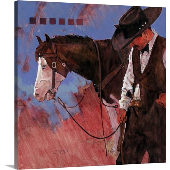 Great BIG Canvas | "Lookin' For Girls" Canvas Wall Art - 24x24