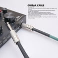 thumbnail image 3 of 1/4 Inch Instrument Cable, Dual Straight 6.35mm Jack Stereo Audio Cord for Electric Guitar, Bass, Keyboard, Mixer, Amplifier, Speaker, Equalizer, 3 of 7