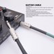 thumbnail image 3 of Cable De Guitarra Eléctrica, Confiable, Verde, Fácil Instalación, Cable De Guitarra De Bajo Ruido, Resistente A La Abrasión, Flexible Para Teclados Para Bajo, 3 of 7